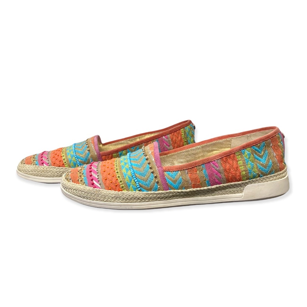 Donald J. Pliner Pizasp Espadrille Embroidered Sneakers